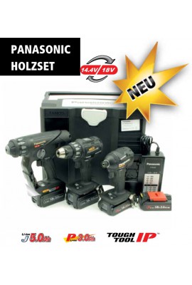 PANASONIC HOLZSET (18 Volt, 5.0 Ah)